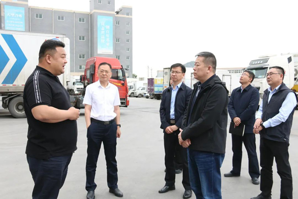 赤峰市港口和物流办公室调研国度物流枢纽项目建设推动工作
